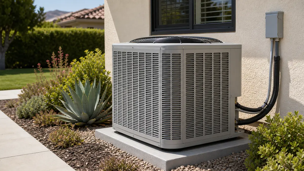 Carrier Comfort Series single-stage condenser installed in Arcadia, CA