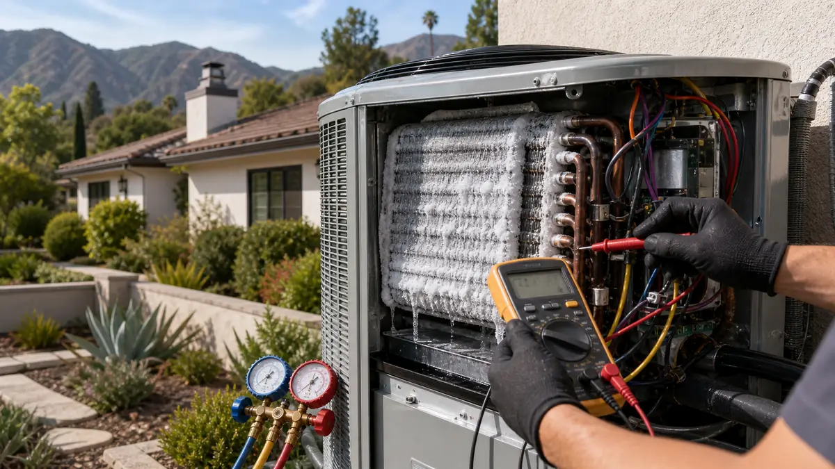 Diagnosing a short-cycling Carrier system at a Santa Anita Oaks estate in Arcadia, CA